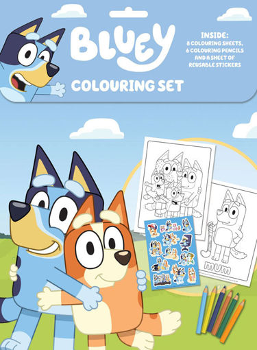 Picture of BLUEY COLOURING SET